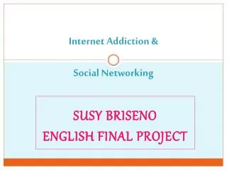 Internet Addiction &amp; Social Networking