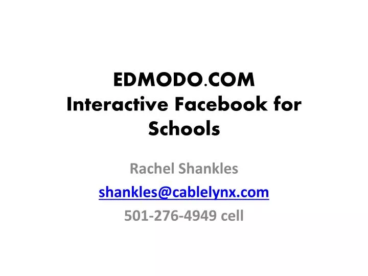 edmodo com interactive facebook for schools