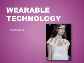 Wearable Technology