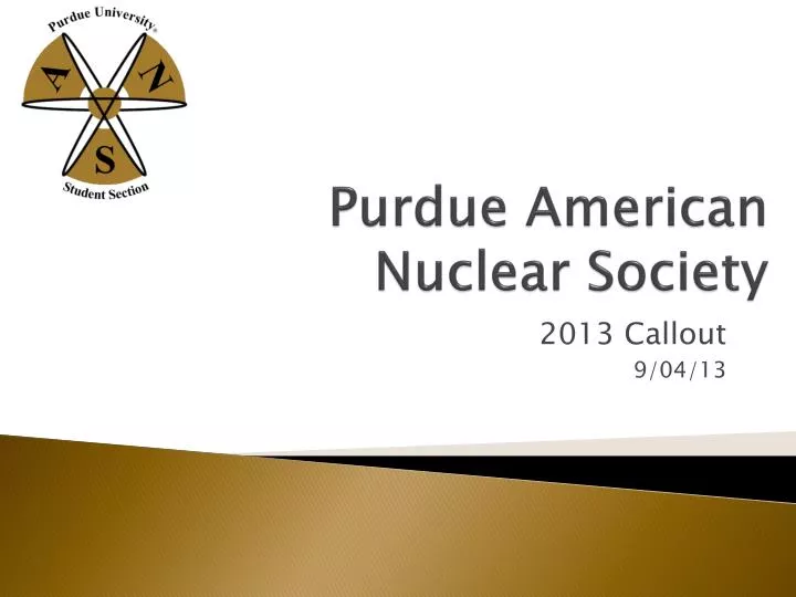 purdue american nuclear society