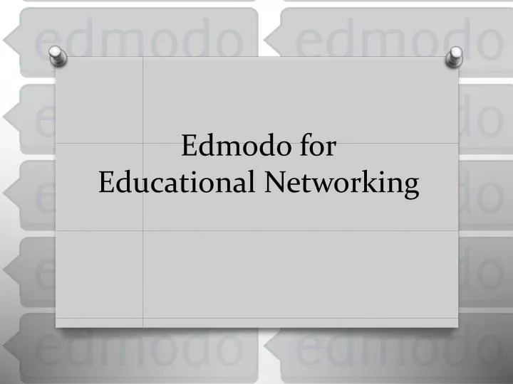 edmodo for educational networking