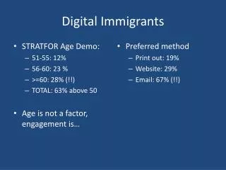 Digital Immigrants