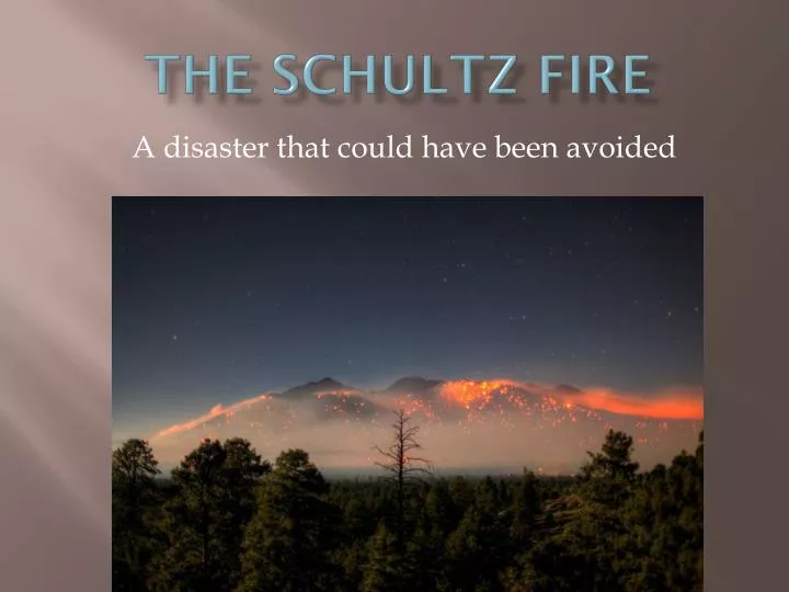 the schultz fire