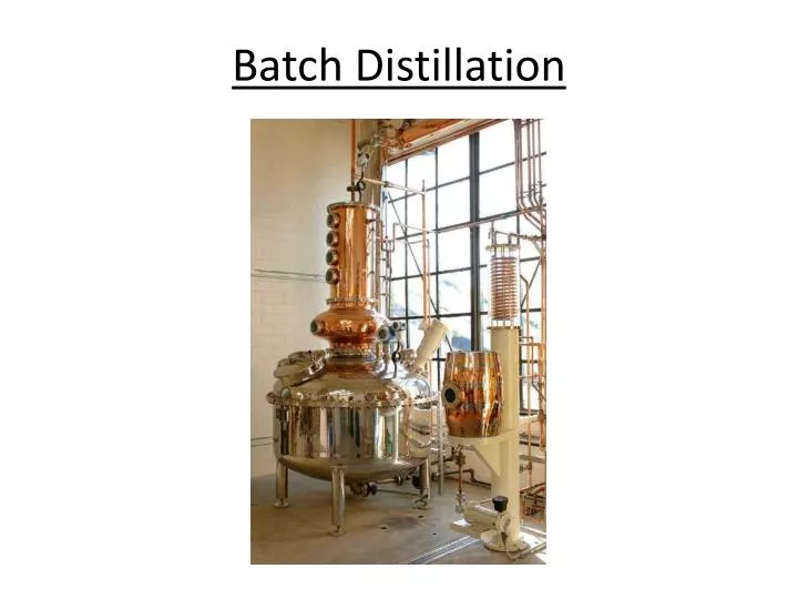 batch distillation