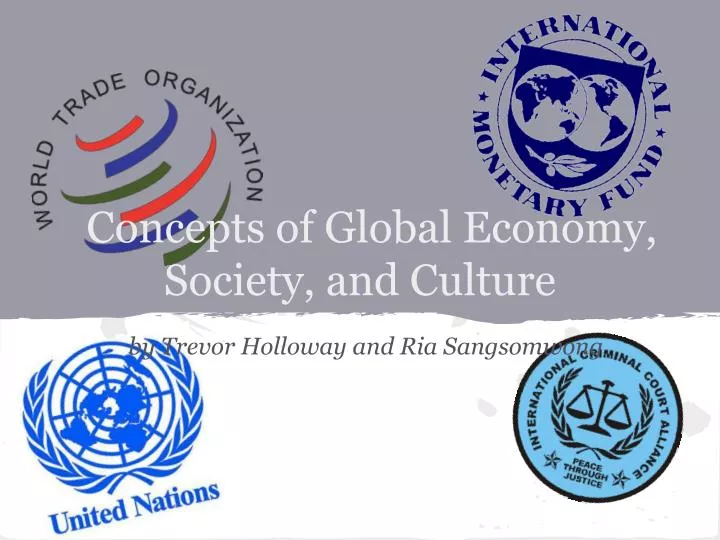 concepts of global economy society and culture