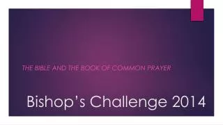Bishop’s Challenge 2014