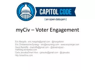myCiv – Voter Engagement