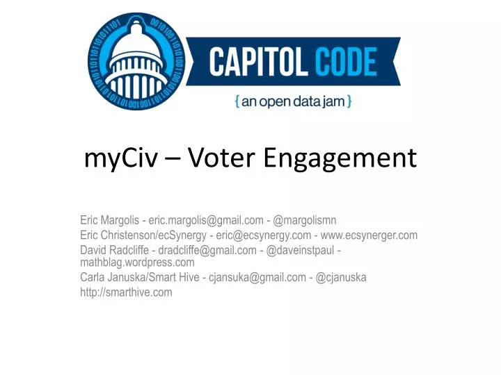 myciv voter engagement