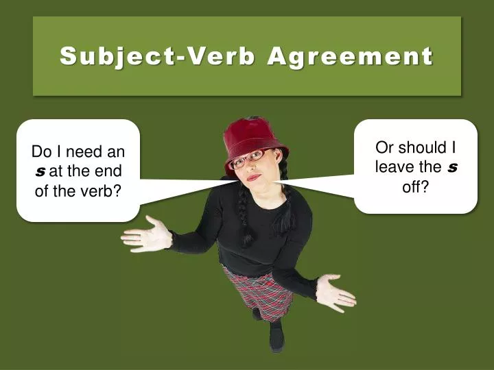 subject verb agreement