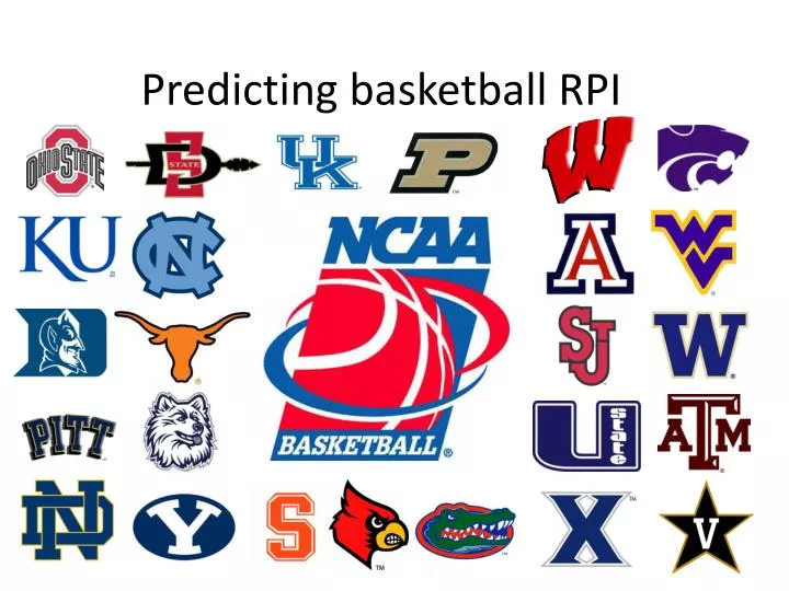 PPT Predicting basketball RPI PowerPoint Presentation, free download