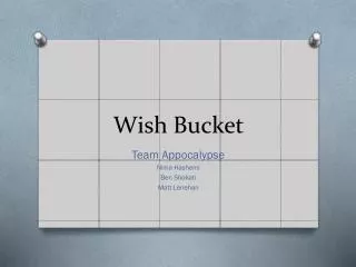 Wish Bucket
