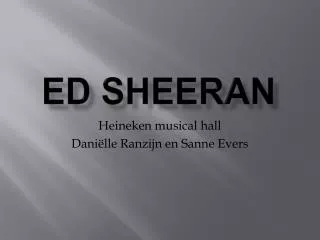 ed sheeran