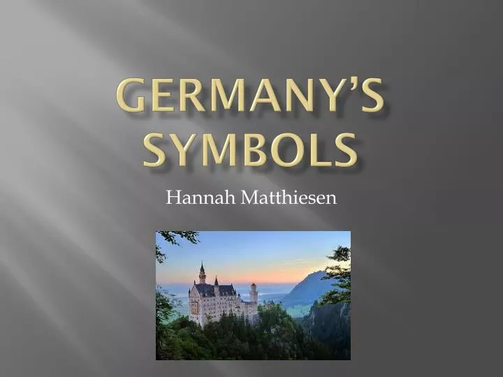 germany s symbols