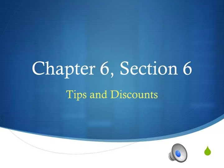 chapter 6 section 6