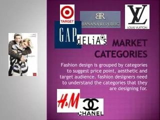 market categories