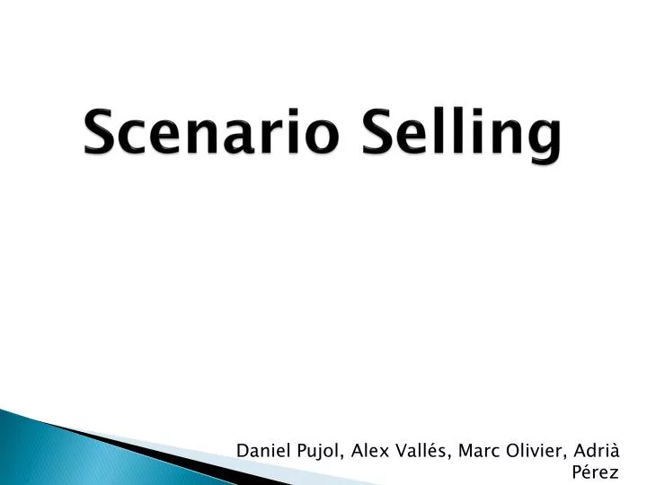 scenario selling