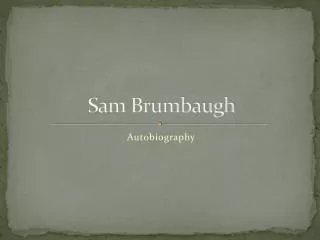 Sam Brumbaugh