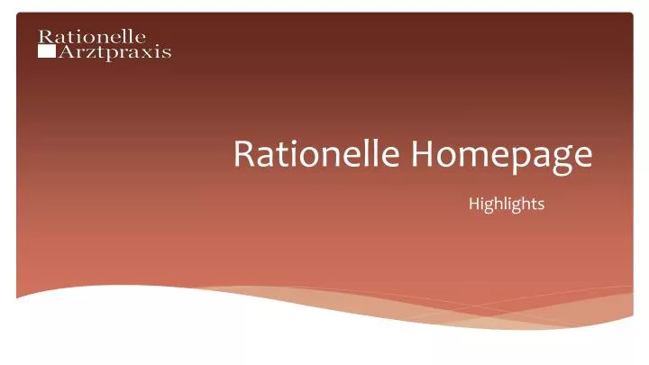 rationelle homepage