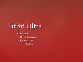 FitBit Ultra