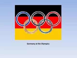 Germany at the Olympics