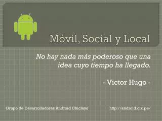 m vil social y local