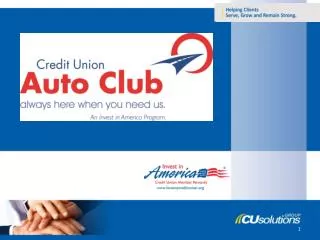 What is Credit Union Auto Club?