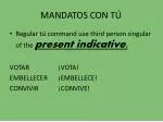 MANDATOS CON TÚ - slide 1