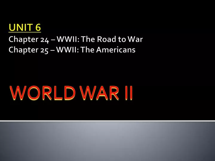 world war ii