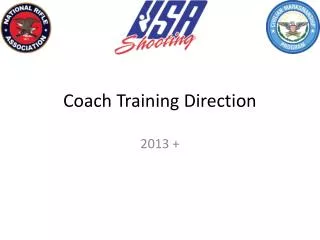 Coach Training Direction