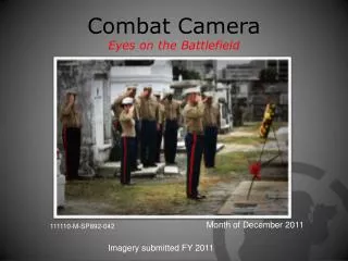 Combat Camera Eyes on the Battlefield