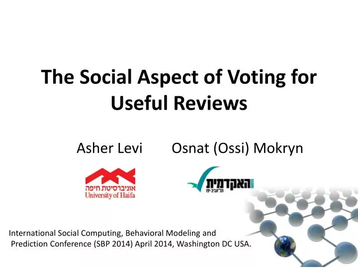 the social aspect of voting for useful reviews