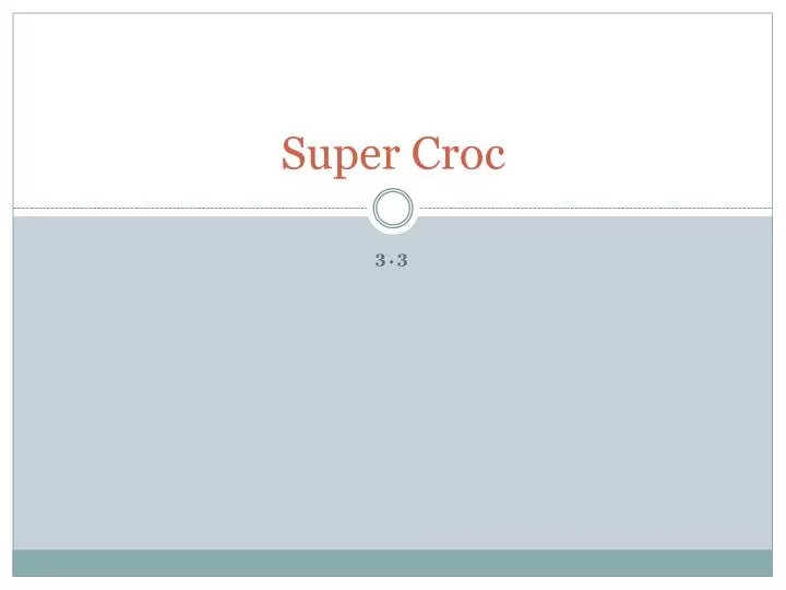 super croc
