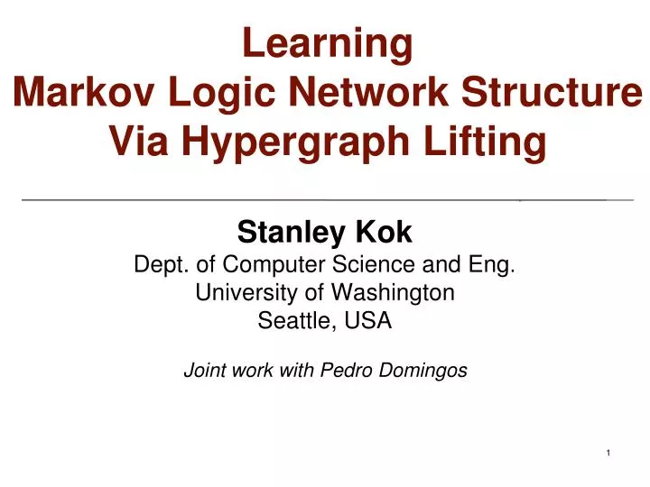 learning markov logic network structure via hypergraph lifting