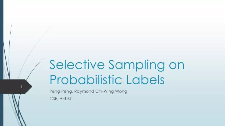 selective sampling on probabilistic labels