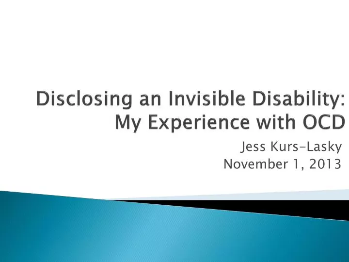 disclosing an invisible disability my experience with ocd