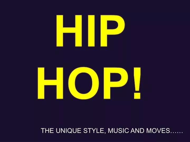 hip hop