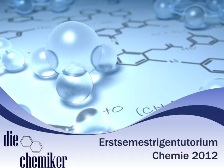 erstsemestrigentutorium chemie 2012