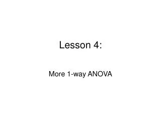 Lesson 4: