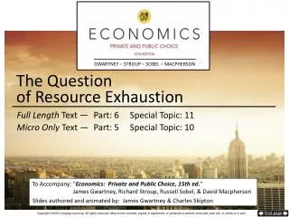 The Question of Resource Exhaustion