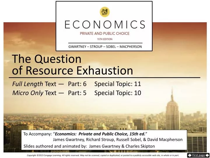 the question of resource exhaustion