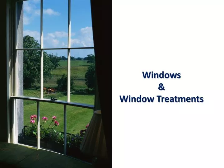 windows window treatments