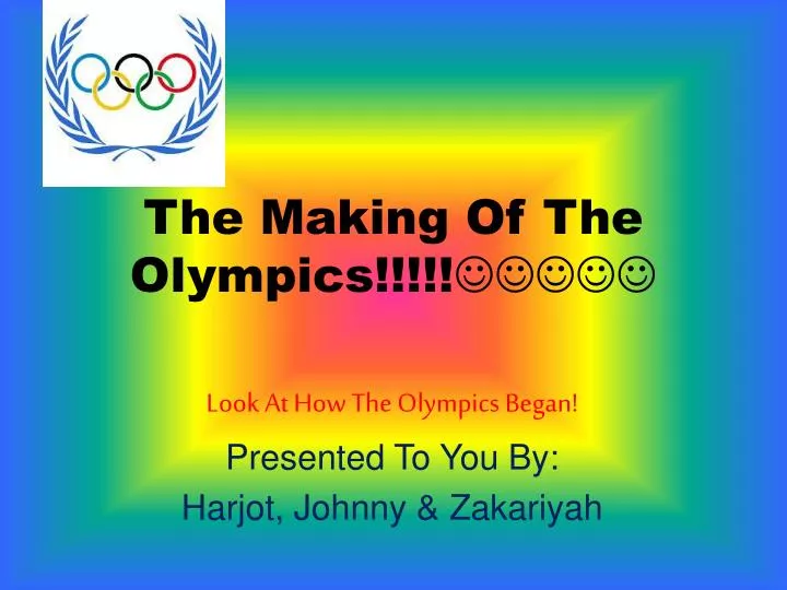 the making of the olympics