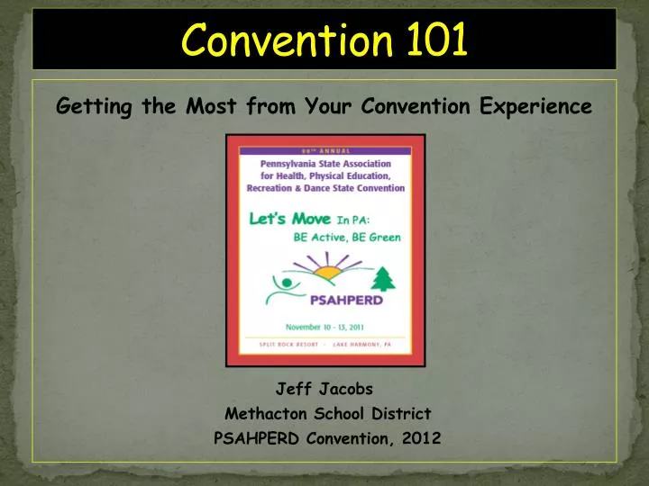 convention 101