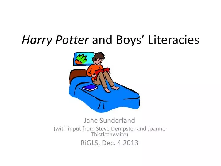 harry potter and boys literacies