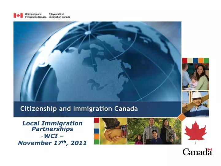 local immigration partnerships wci november 17 th 2011