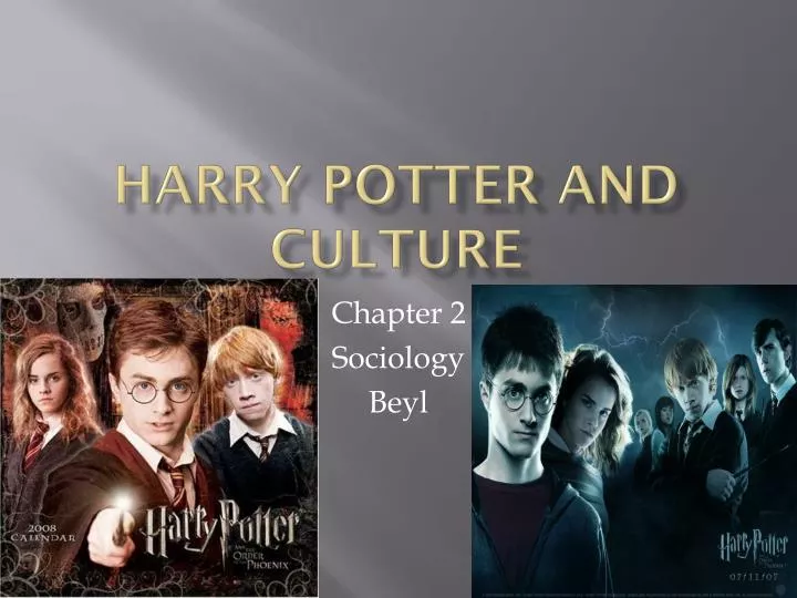 harry potter and culture