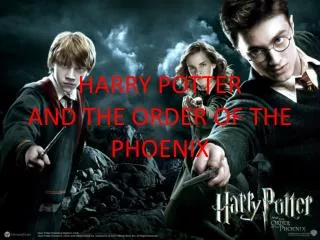 harry potter and the order of the phoenix
