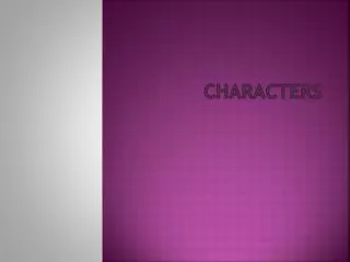 Characters
