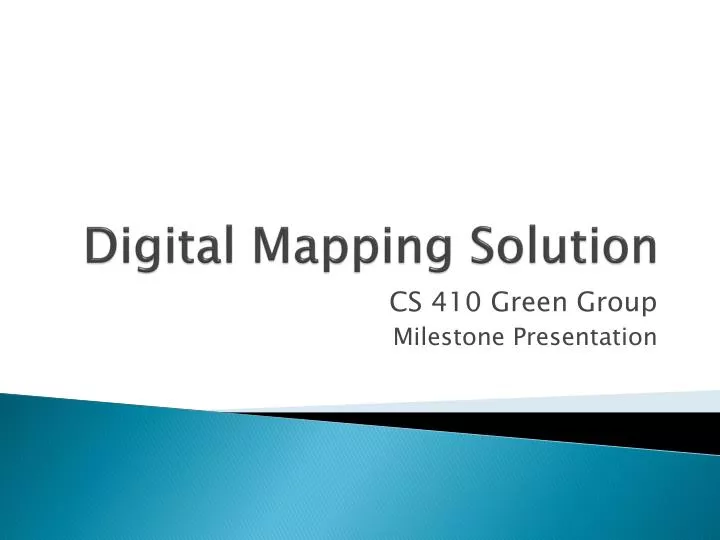 digital mapping solution