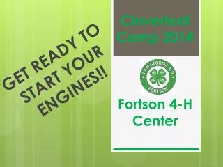Cloverleaf Camp 2014 Fortson 4-H Center